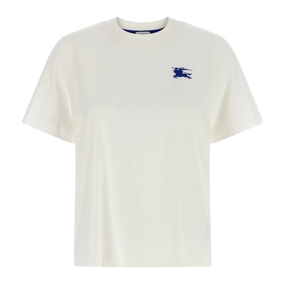 Burberry Women's White T-Shirts, S, Ww-Sic Cotton Jersey T-Shirt