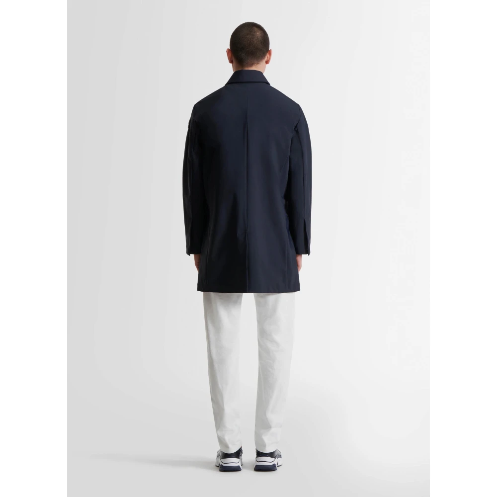 Fusalp Amaro Trench Coat Blue Heren