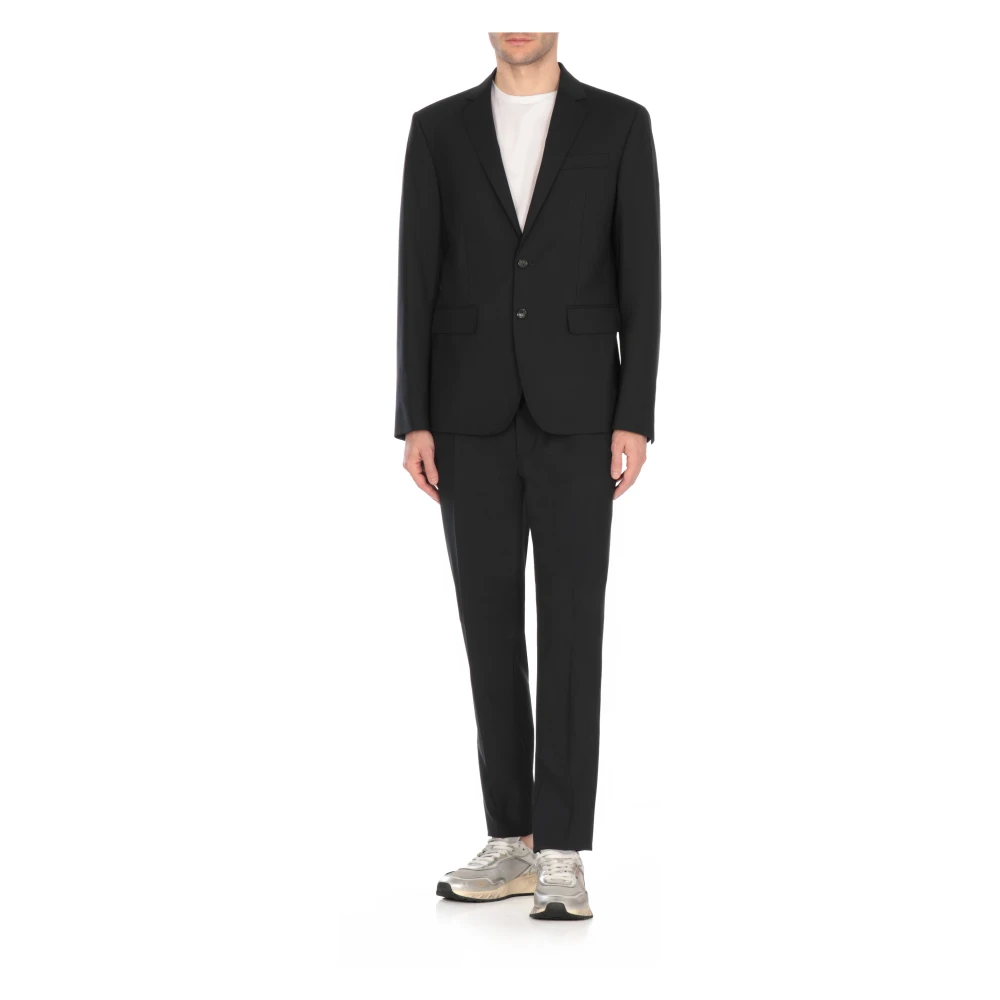 Dsquared2 Blauw tweedelig pak met pieklapel Blue Heren