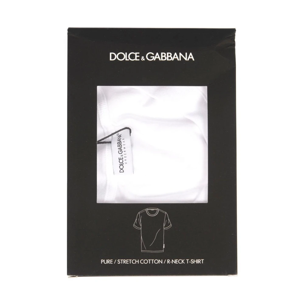 Dolce & Gabbana Pure Ronde Hals T-Shirt Sweatshirt White Heren