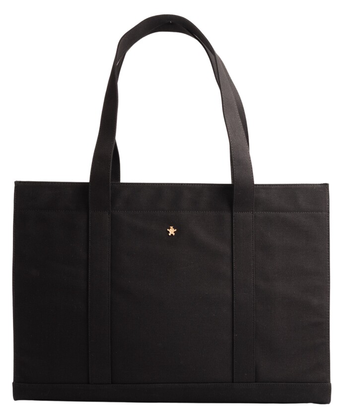 black-canvas-shopper-bag