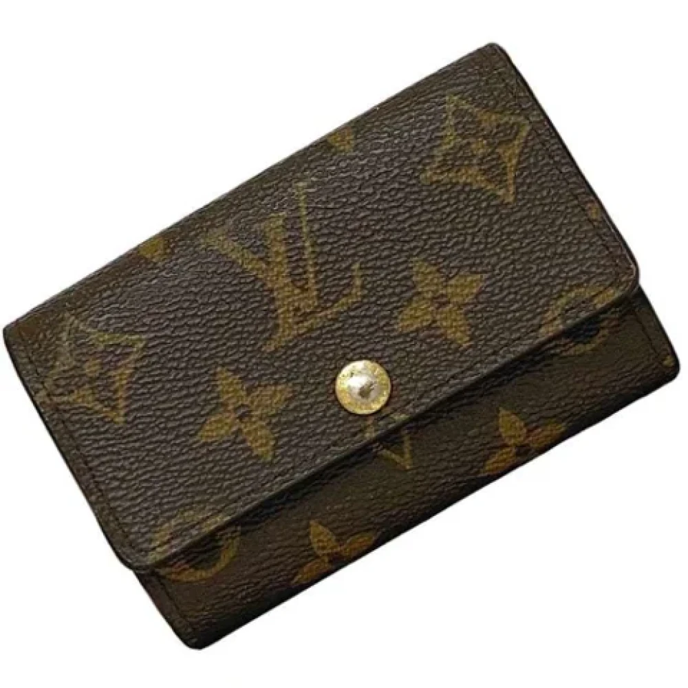 Louis Vuitton Vintage Pre-owned Fabric key-holders Brown Dames