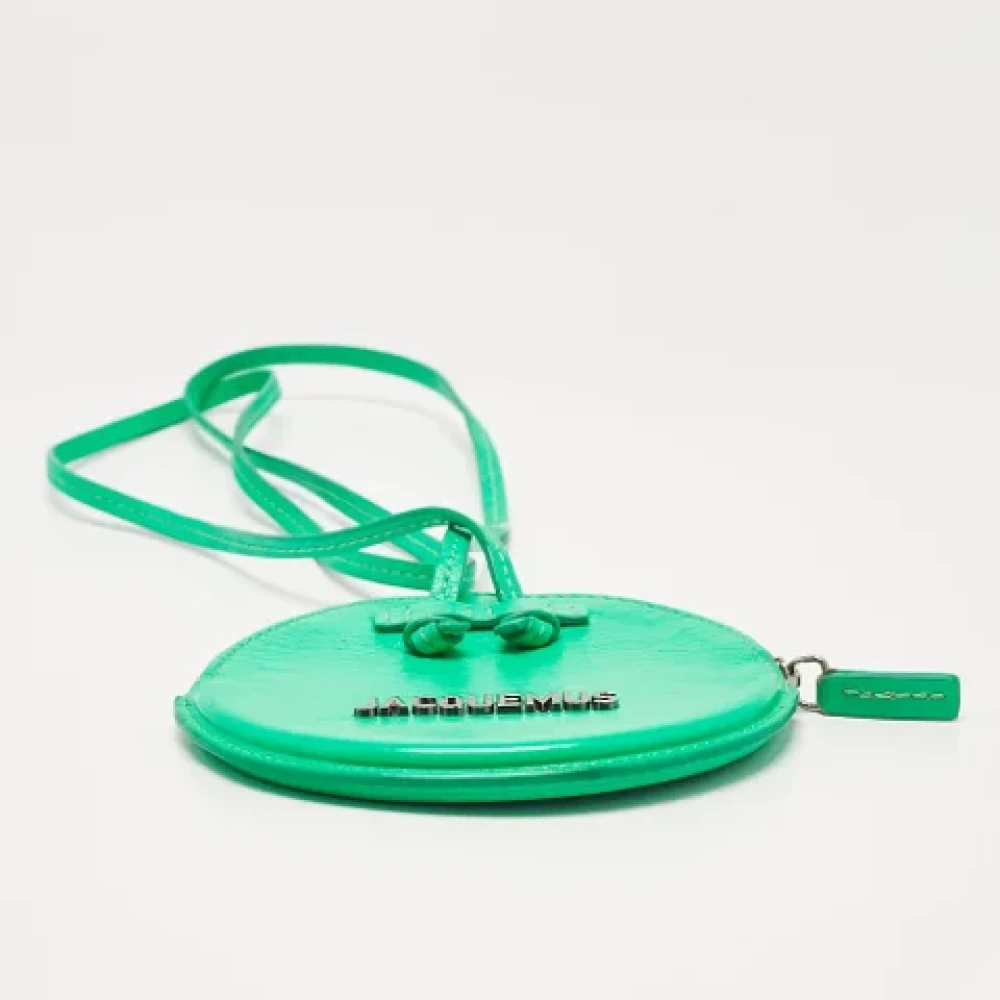 Jacquemus Pre-owned Leather wallets Green Dames