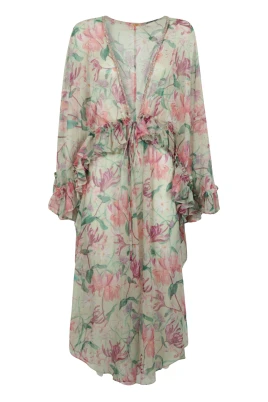 Honey Flower Lång Kimono