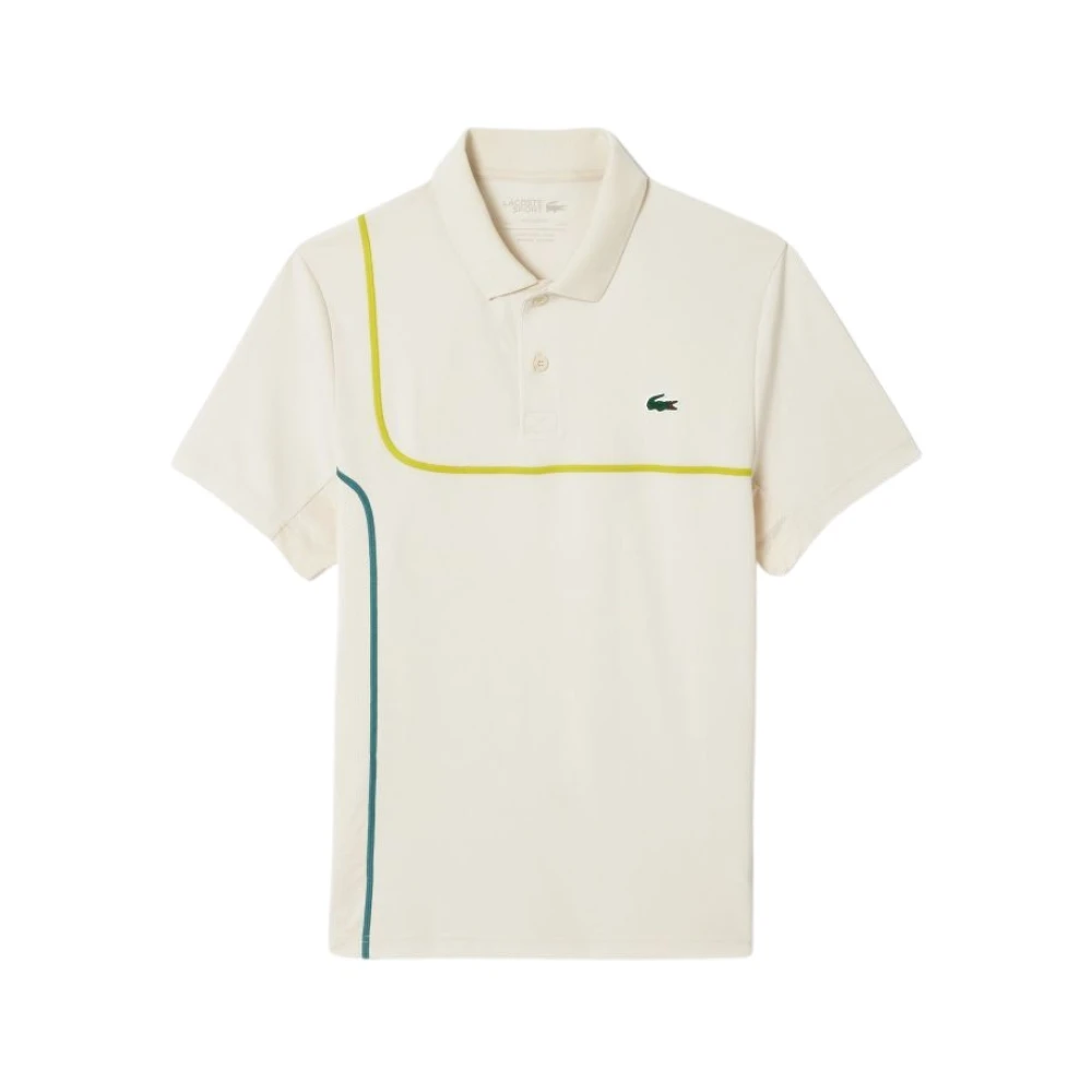Lacoste Ultra-Dry Piqué Tennis Polo White Heren