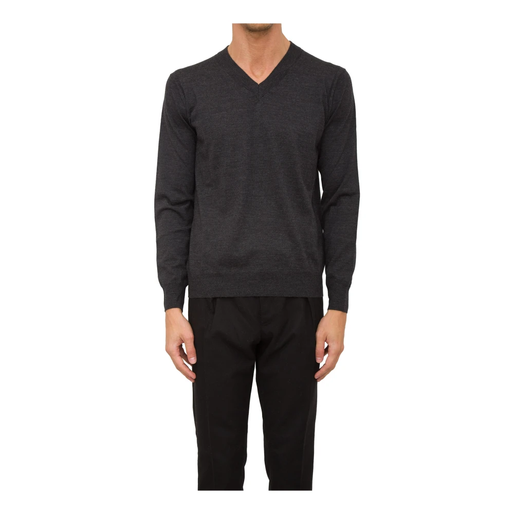 Paolo Pecora Grijze Pullover Sweater Gray Heren