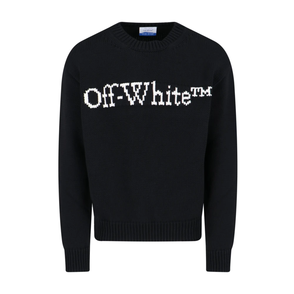Off White Zwarte Sweater Collectie Black Heren