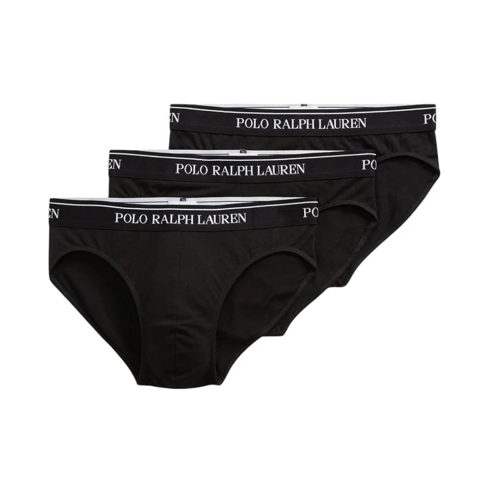 Ralph Lauren Svart Cotton Stretch Boxer Briefs