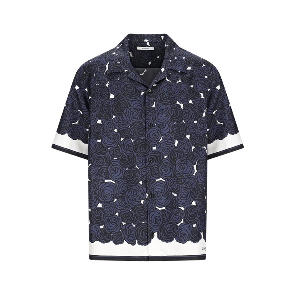 Givenchy Herr Blå Skjortor 3XL, Bowling Shirt