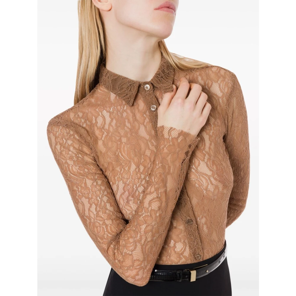 Philosophy di Lorenzo Serafini Bruine Shirt door Lorenzo Serafini Brown Dames