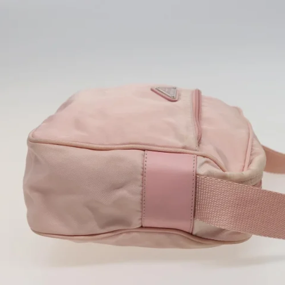 Prada Vintage Pre-owned Nylon prada-bags Pink Dames