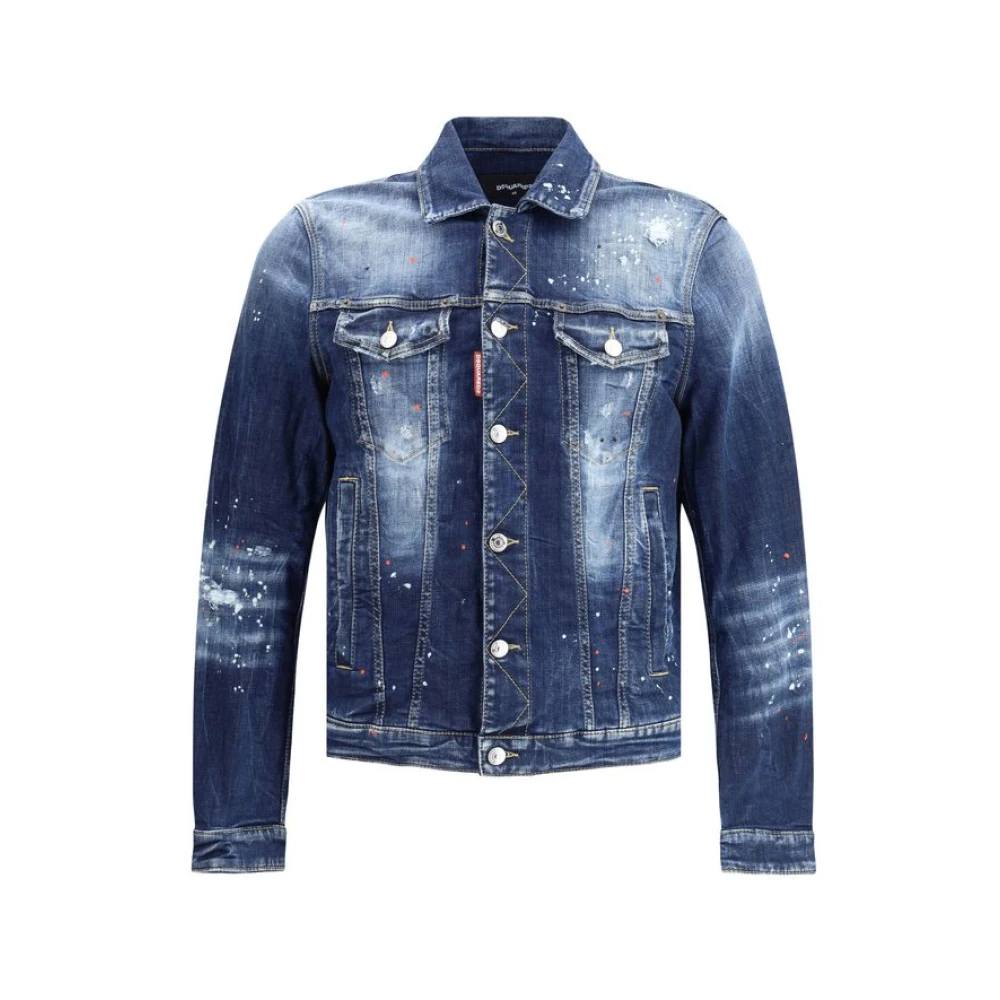 Jackets > Denim Jackets - - Dsquared2 - Modalova