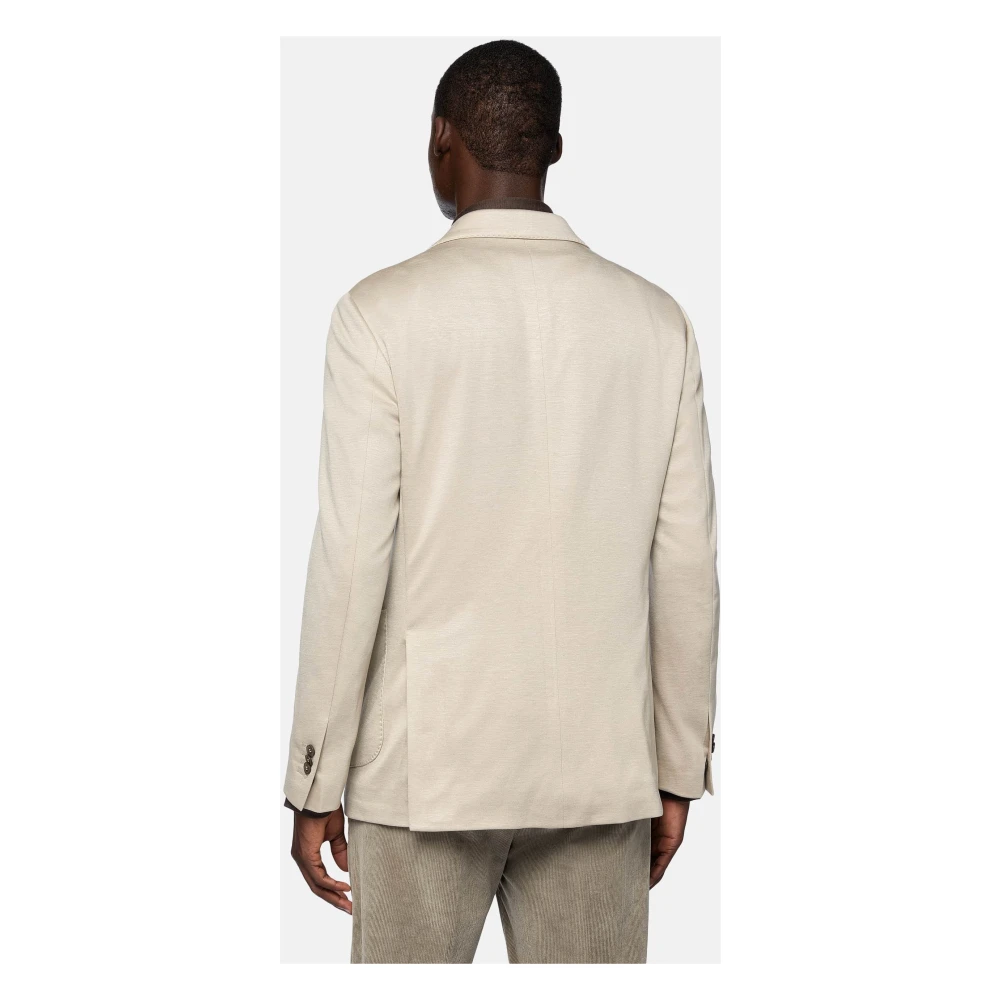 Boggi Milano B Jersey Jas Beige Heren