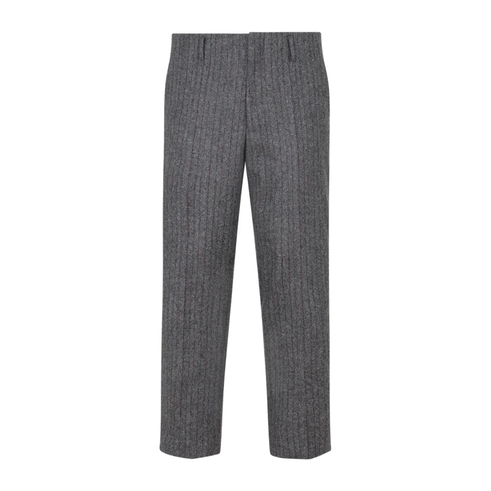 Dries Van Noten Suit Trousers Gray Heren