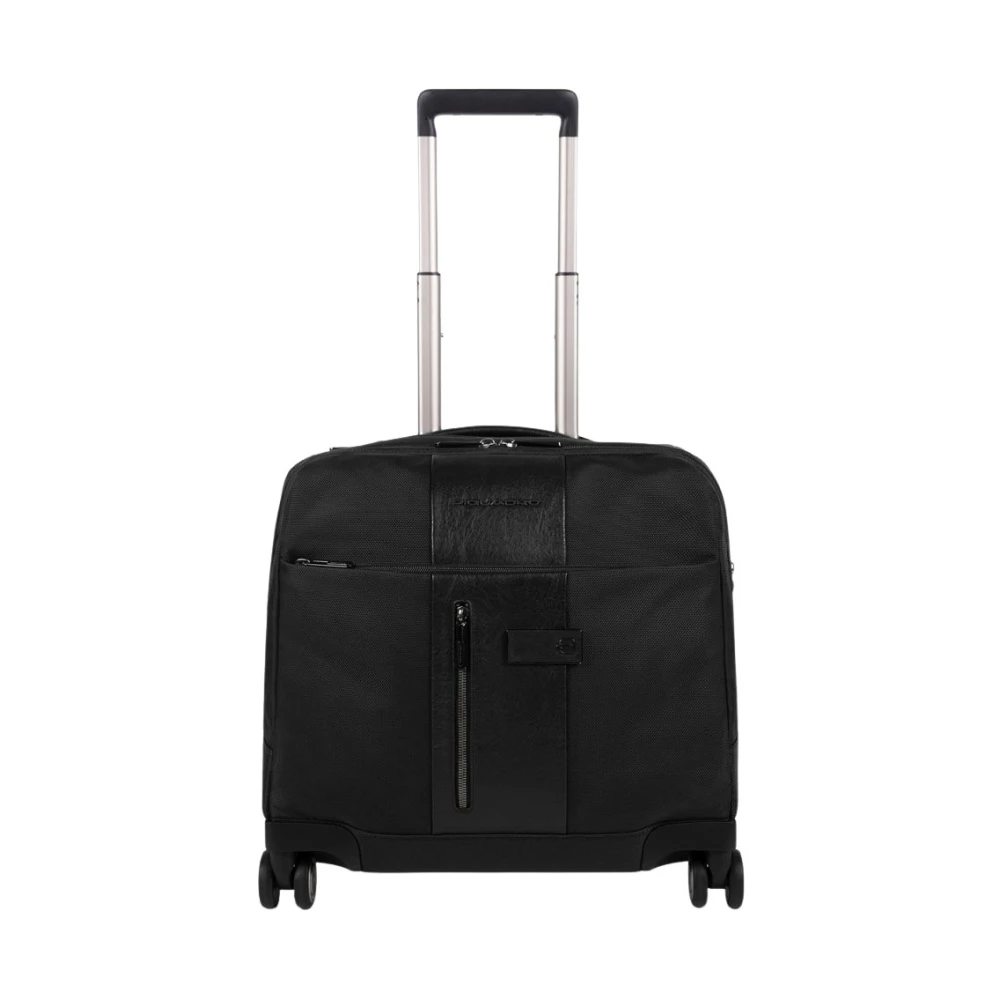 Piquadro - Maleta Trolley De Piloto Para Portátil 15-6 - Suitcases - Hombre - Negro - One Size