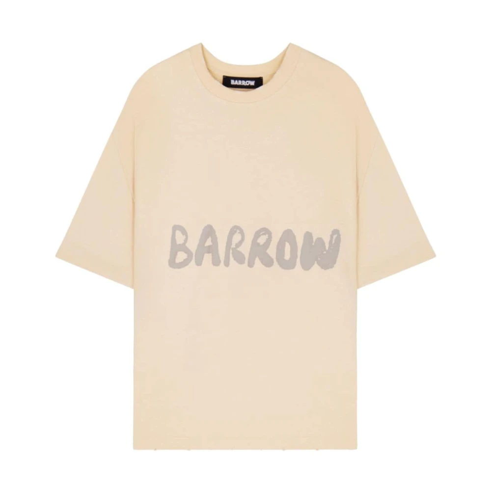Barrow - Tops > T-Shirts - Beige - Barrow - Modalova