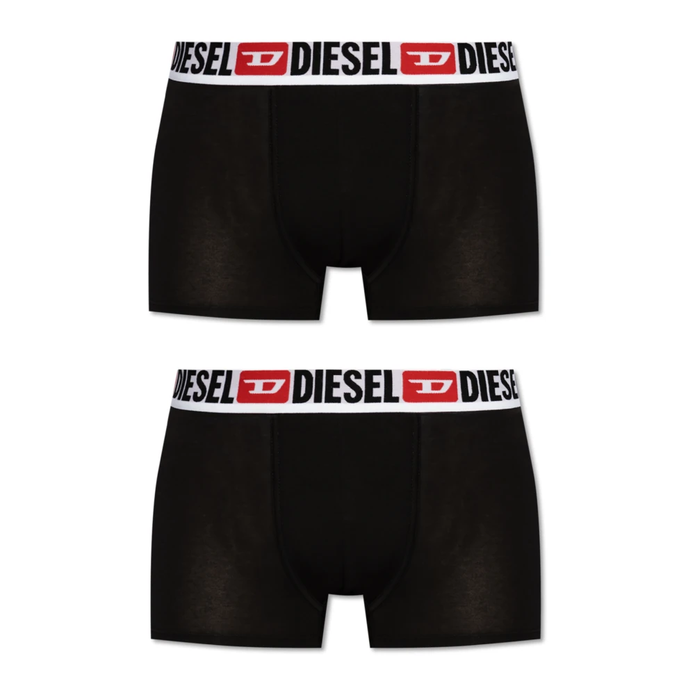 Diesel Twee-pack boxershorts Umbx-Damientwopack Black Heren