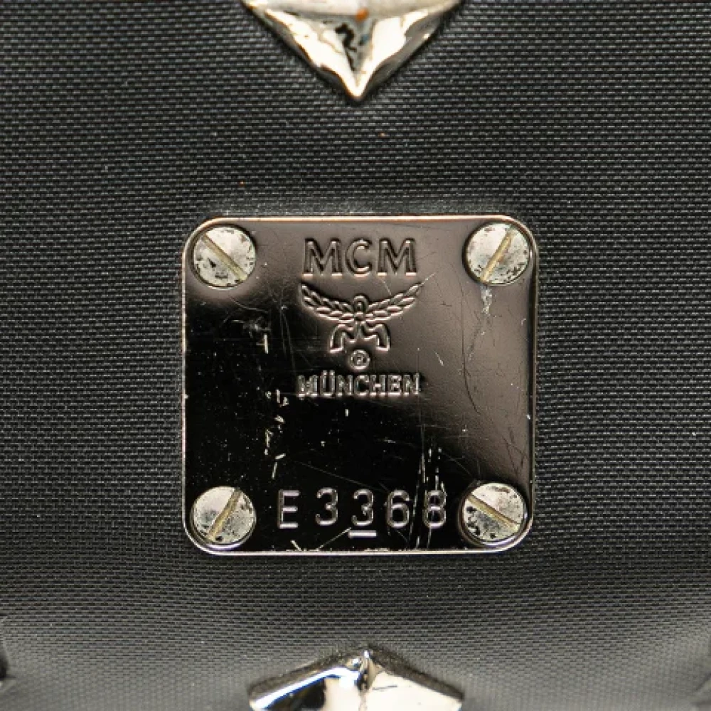 MCM Pre-owned Canvas clutches Black Dames