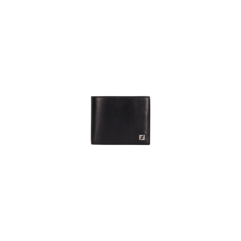 Fendi Men's Black Bi-Fold Coin Wallet, Wallets & Cardholders, One Size, Accessories