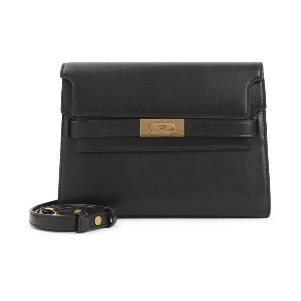 TORY BURCH Zwarte Schoudertas Elegante Stijl Black Dames