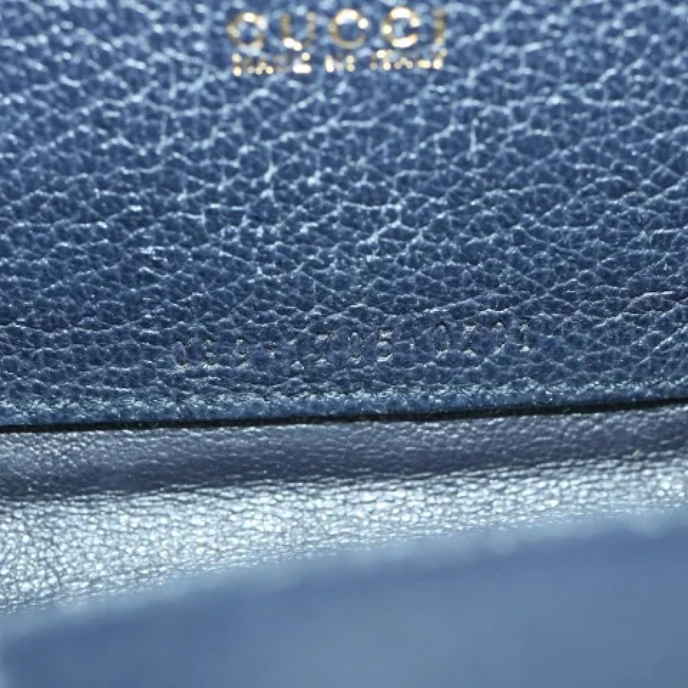 Gucci Vintage Pre-owned Suede wallets Blue Dames