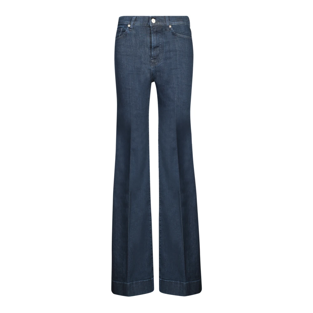 7 For All Mankind Blauwe Jeans voor Vrouwen Aw24 Blue Dames