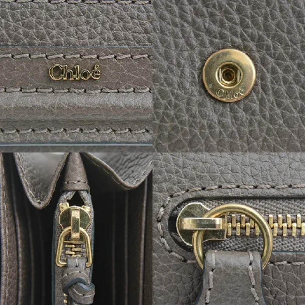 Chloé Pre-owned Leather wallets Brown Dames