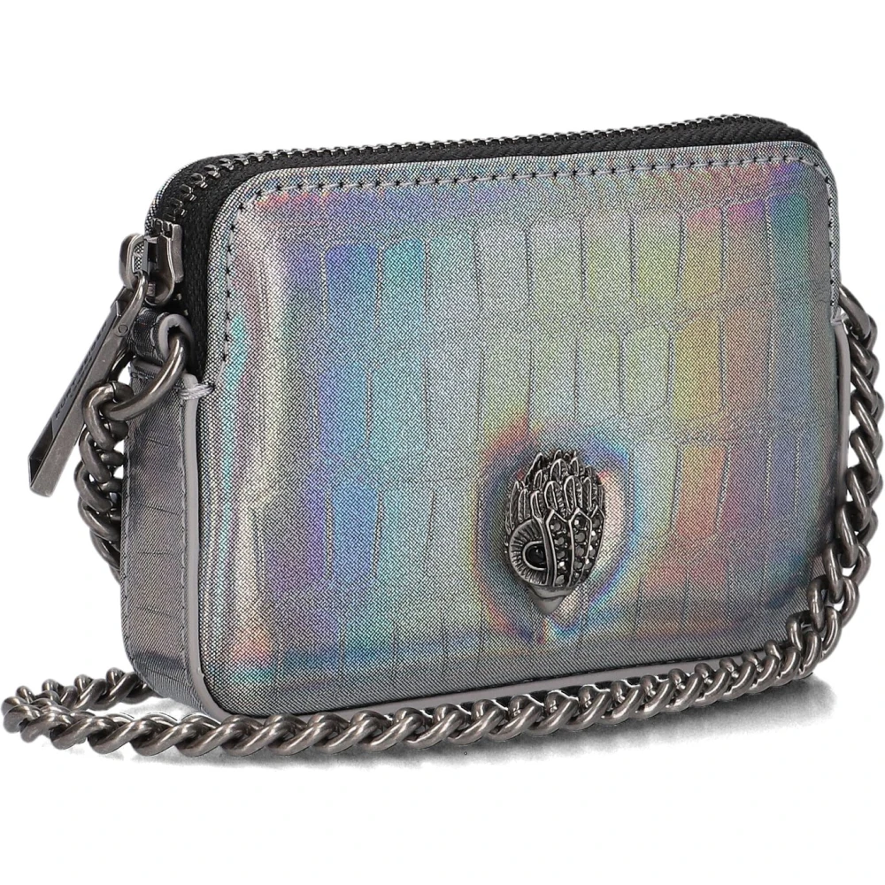 Kurt Geiger Zilveren Micro Kensington Camera Schoudertas Multicolor Dames