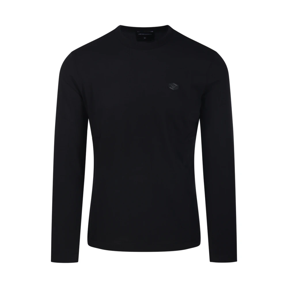 Emporio Armani Nero T-shirt för män Black, Herr