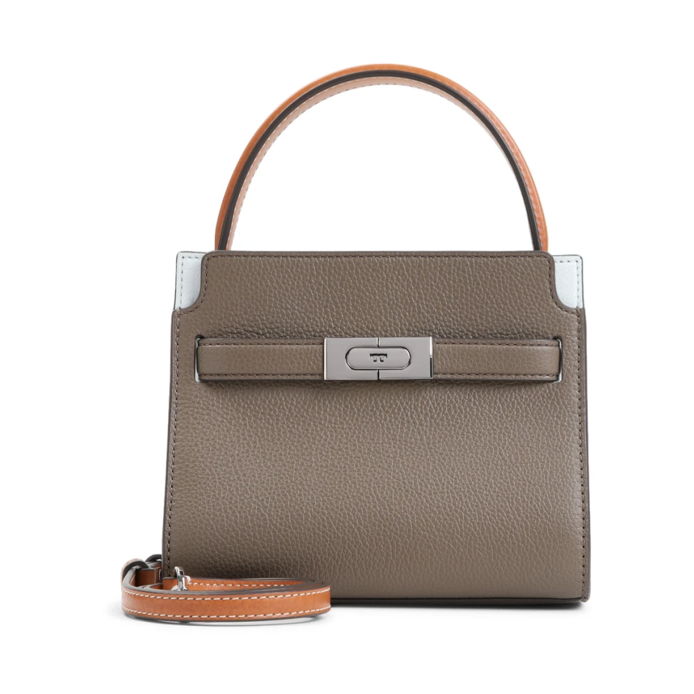 TORY BURCH Stijlvolle Crossbody Tas voor Dagelijks Gebruik Gray Dames