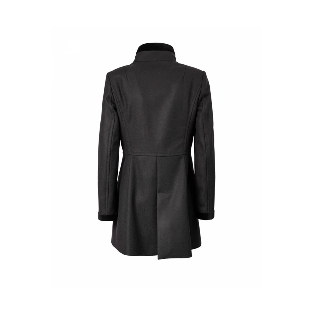 Fay Elegante Virginia Jas met 3 Haken Black Dames