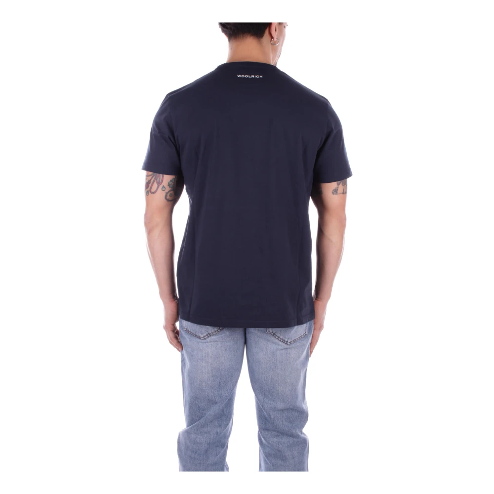 Woolrich T-Shirts Blue Heren