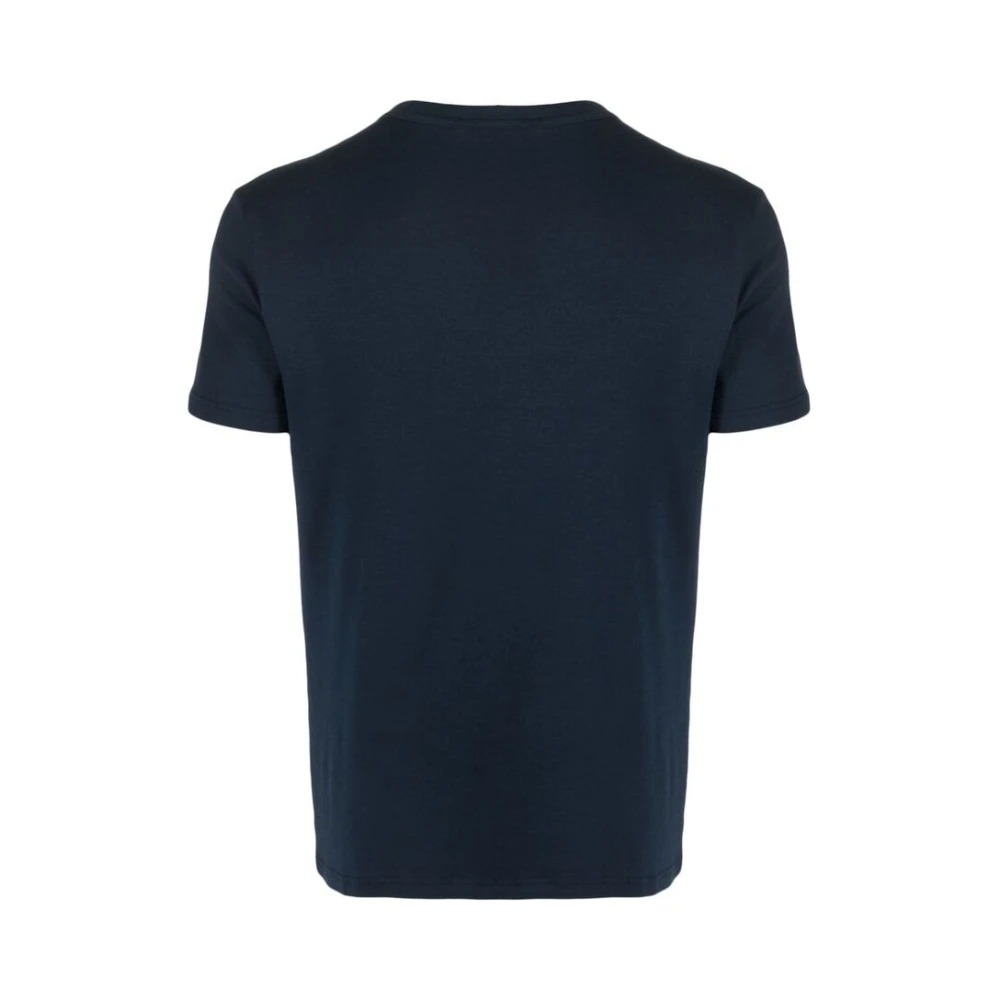 Tom Ford Navy Blue V-Neck Jersey T-shirt Blue Heren