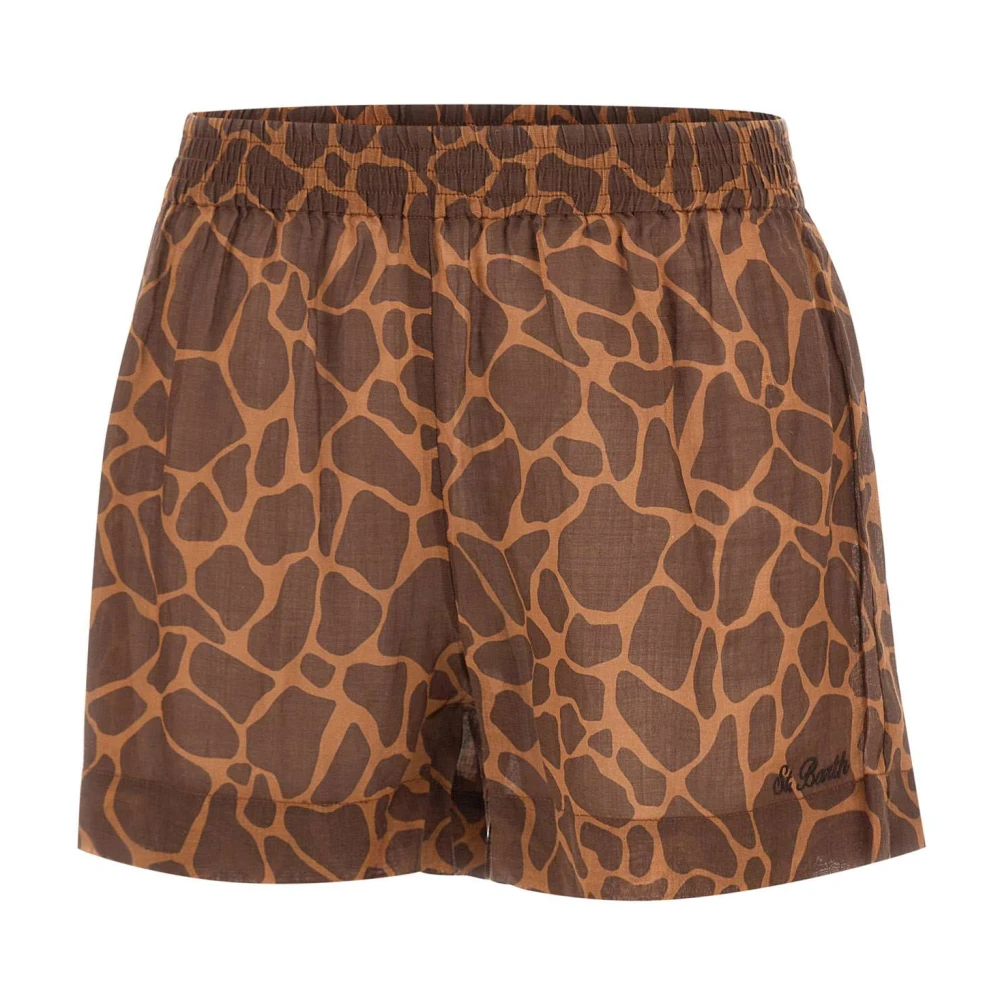 Mc2 Saint Barth Women's Brown Meave Shorts - Short Shorts - Xs - Shorts