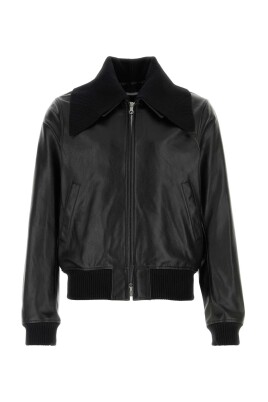 black-leather-bomber-jacket