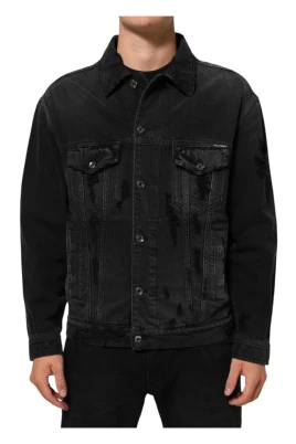 Cotton Stretch Denim Blouson Jacka