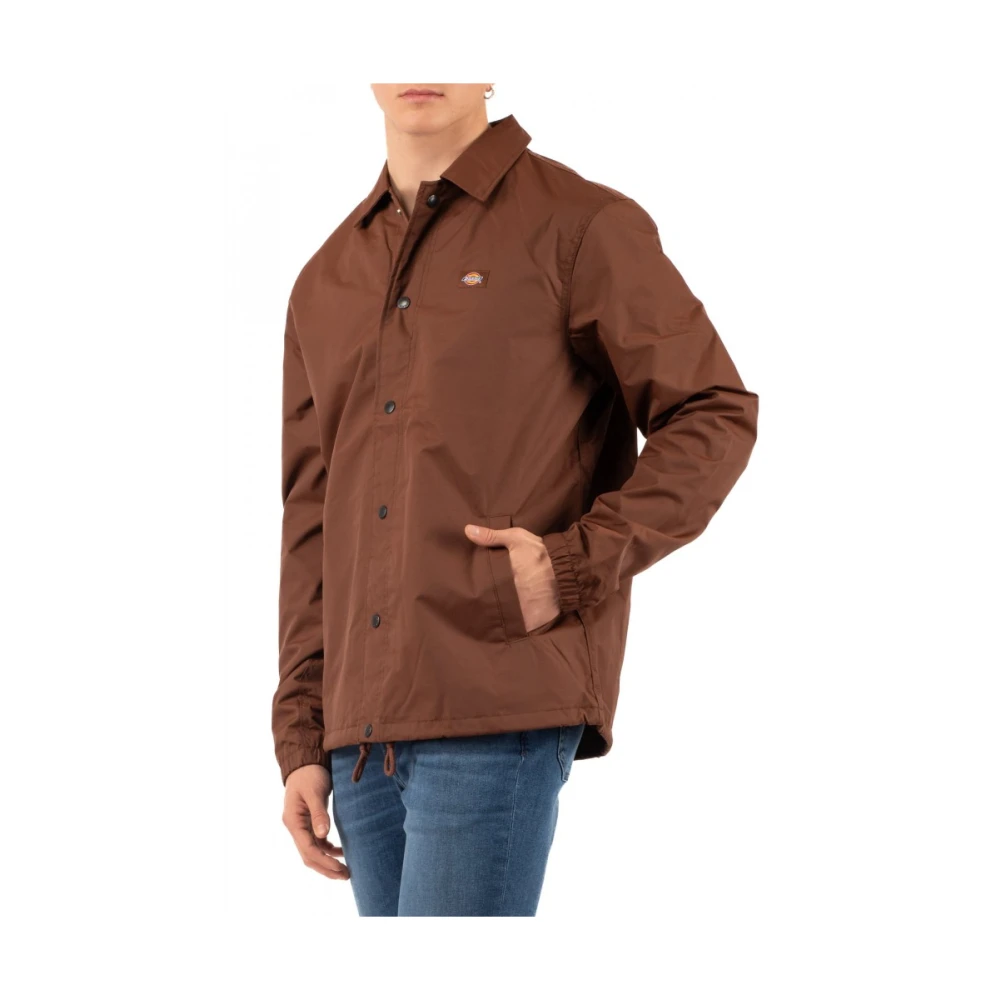 Dickies Stijlvolle Blouson Jas Brown Heren