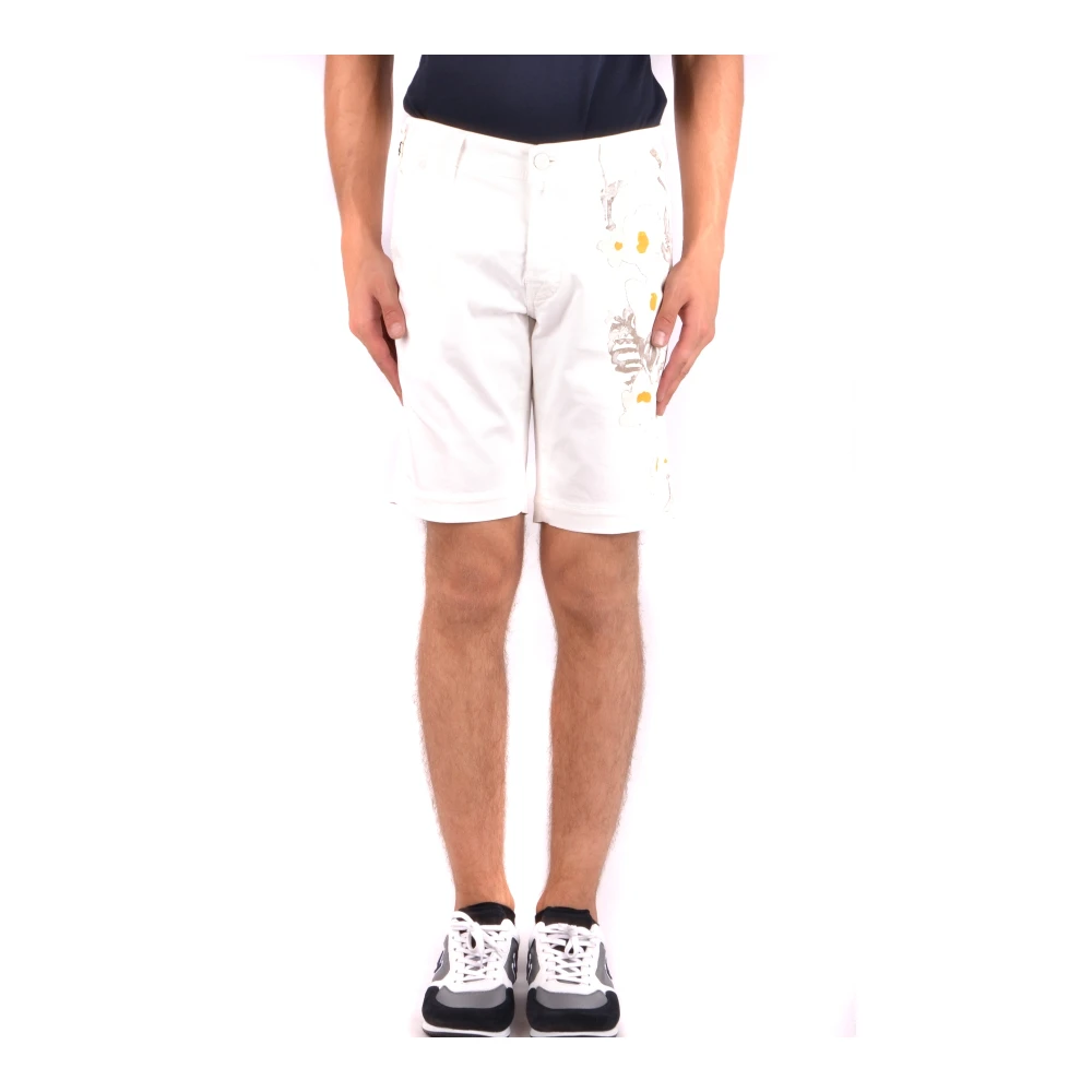 Jacob Cohën Stijlvolle Bermuda Shorts voor Mannen White Heren