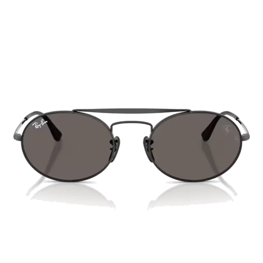 Ray-Ban Sunglasses Scuderia Ferrari Collection - Black Frame Grey Lenses 54-20, RB3775M - Image 4