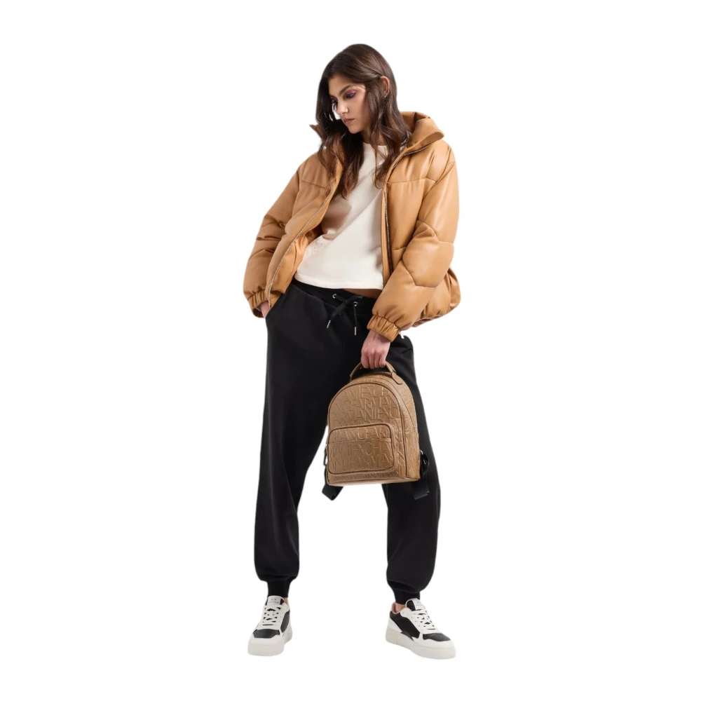 Armani Exchange Stijlvolle Rugzak voor Dagelijks Gebruik Brown Dames