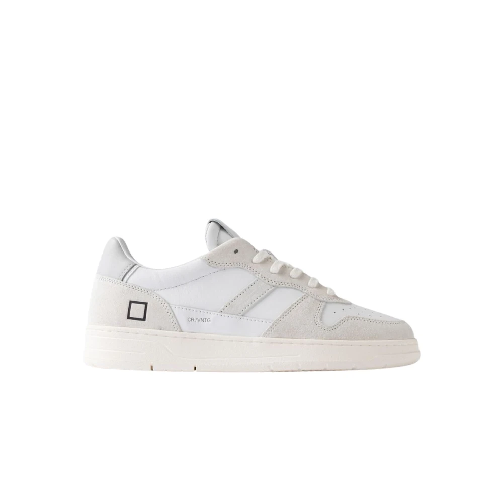 D.a.t.e. Uomo Bianco Scarpe, 44 Eu, New,