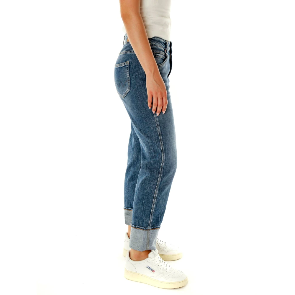 Le Temps Des Cerises High Waist Straight Fit Jeans Blue Dames