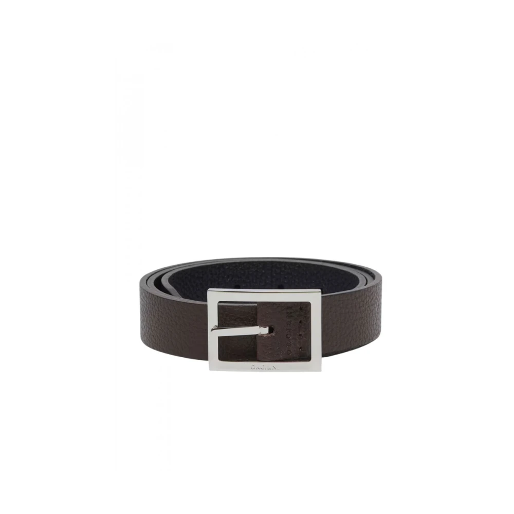 Orciani Herren Braun Stylischer Ledergürtel