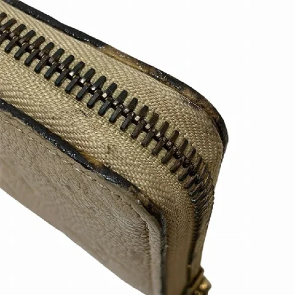 Louis Vuitton Vintage Pre-owned Canvas wallets Beige Dames