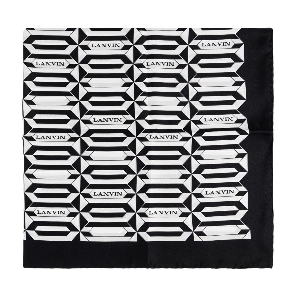 Lanvin Donna Nero - Silk Scarf - Accessories - One Size