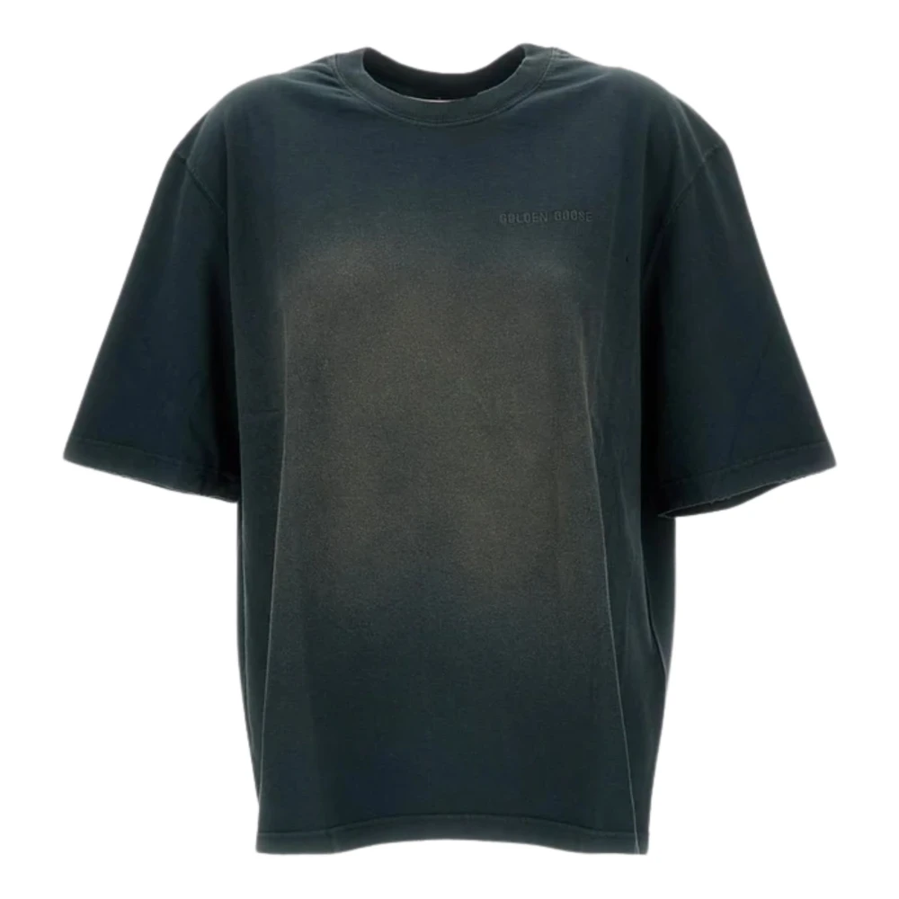Golden Goose Women's Black T-Shirts, M, Dyed T-Shirt