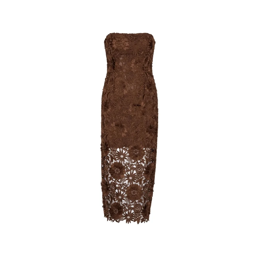 Rotate Birger Christensen Women's Brown Dress - Party Dresses - L - Dresses