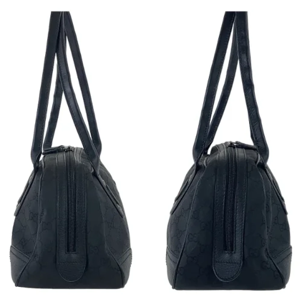 Gucci Vintage Pre-owned Canvas handbags Black Dames