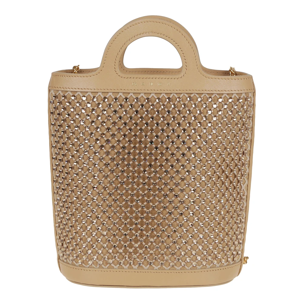 Marni - Bags > Handbags - Beige - Marni - Modalova