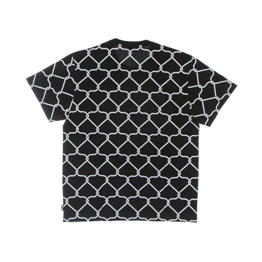 Iuter Zwarte Net Tee Korte Mouw T-shirt Black Heren